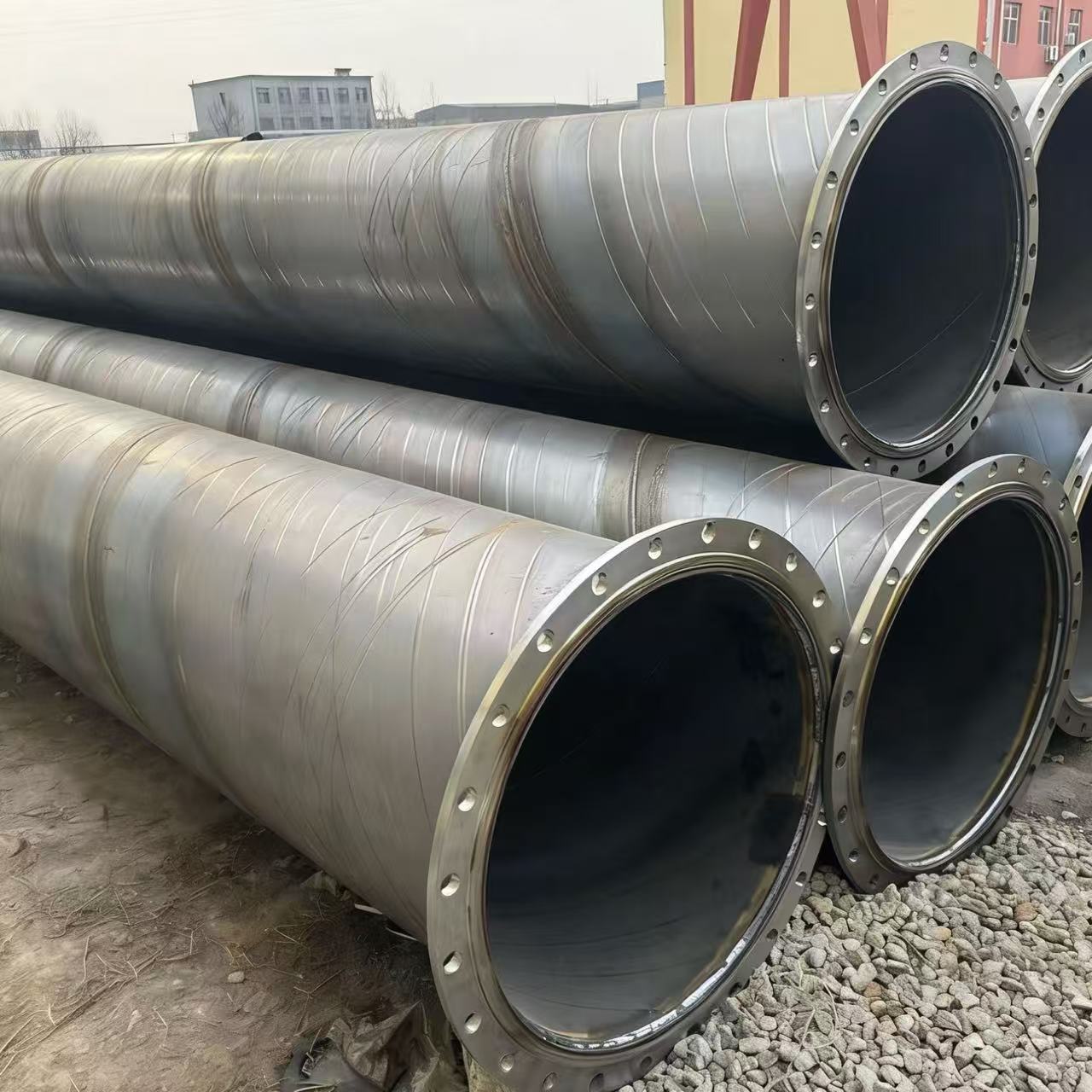 双面法兰螺旋钢管